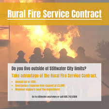 Stillwater Fire encourages Application and Renewal for 2021 Rural Fire Service Contract