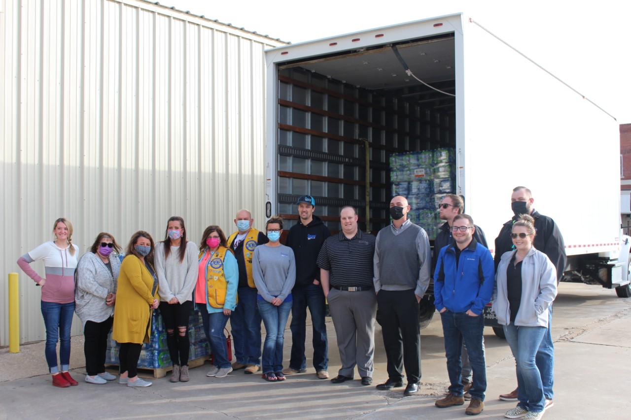 Local Businesses Donate Water to All Ponca City Public Schools