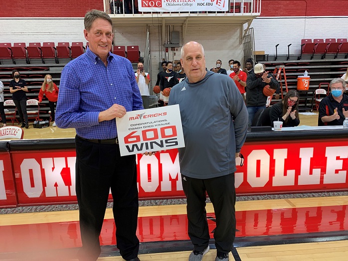 NOC’s Krause reaches coaching milestone