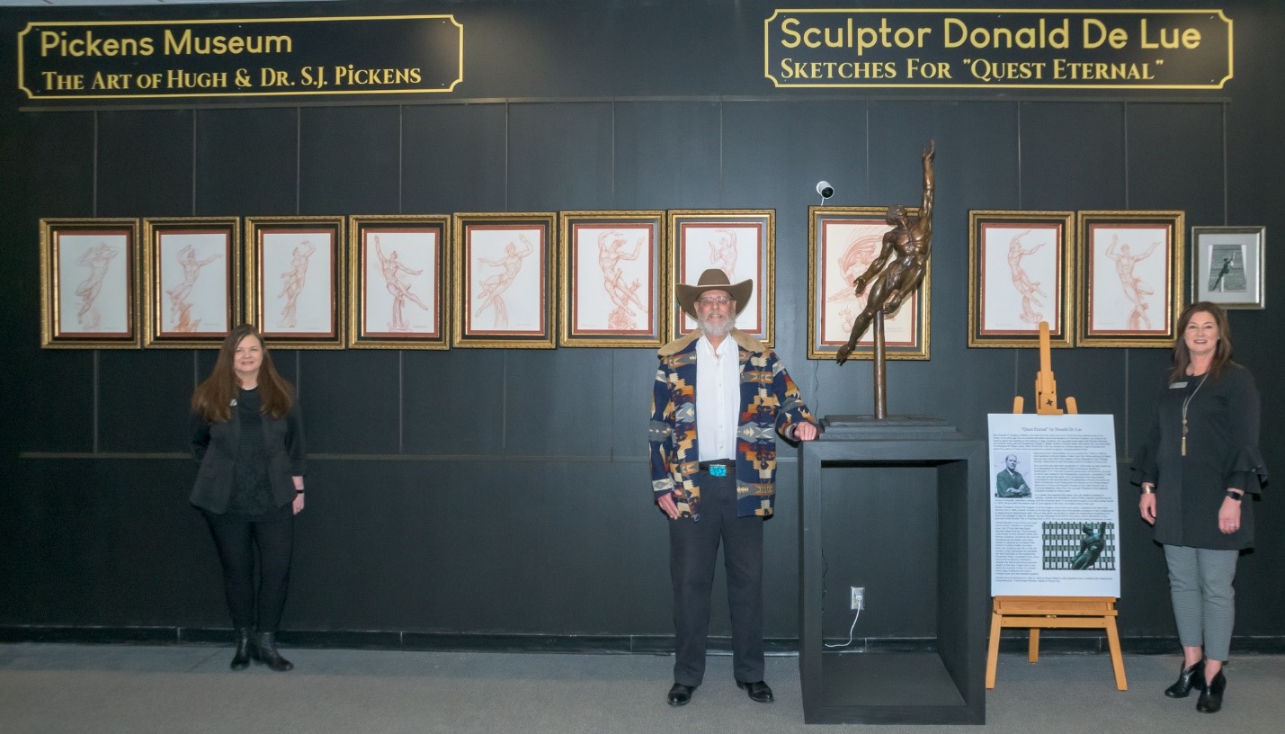 Pickens Museum Opens Exhibit at NOC of “Quest Eternal” by Sculptor Donald De Lue