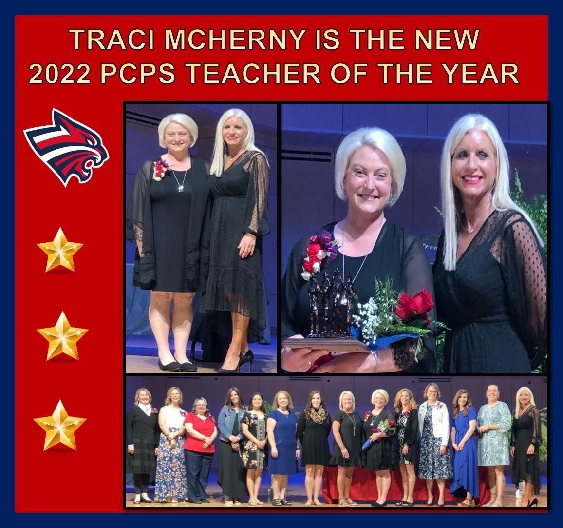 Traci McHenry is PCPS 2022 District Teacher of the Year