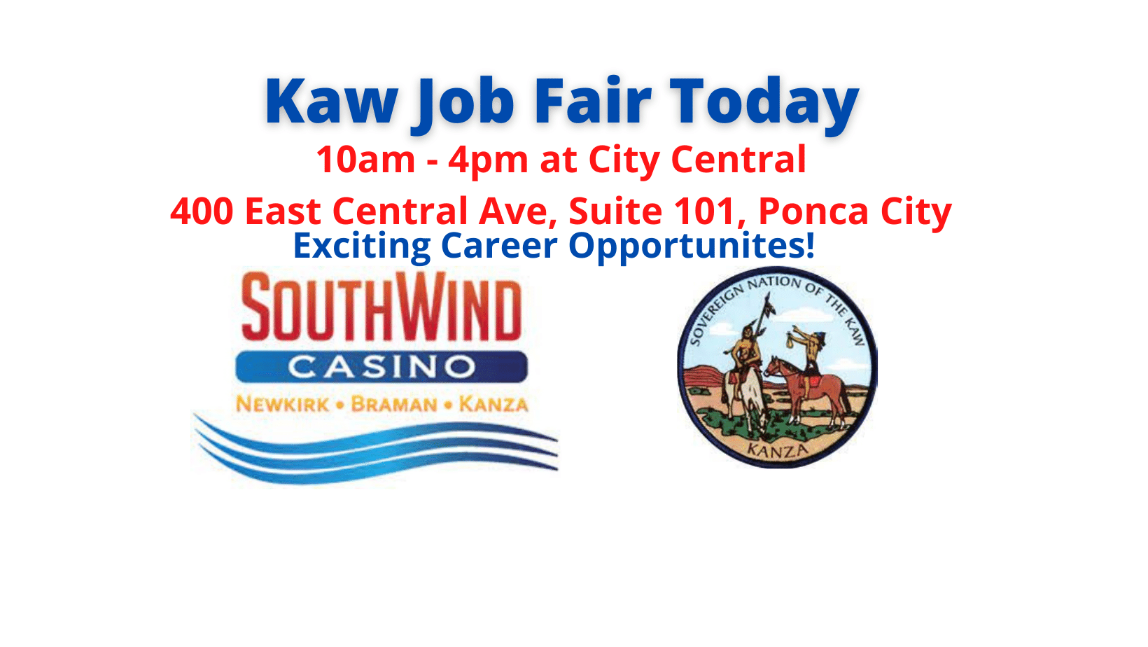 Kaw Job Fair Today at City Central