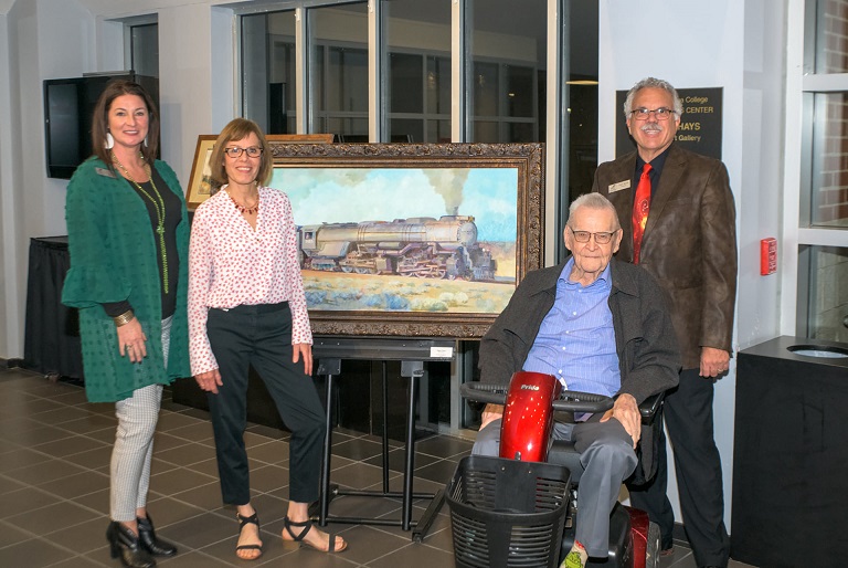NOC honors local artist and retired NOC art instructor Gene Dougherty