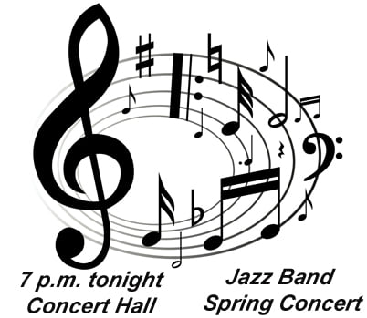 Jazz Band Spring Concert Tonight
