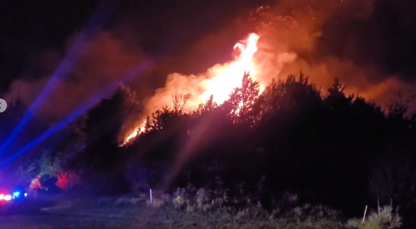 Fireworks Spark Blaze At Spring Hill Golf Course Shortly After July 4th Show