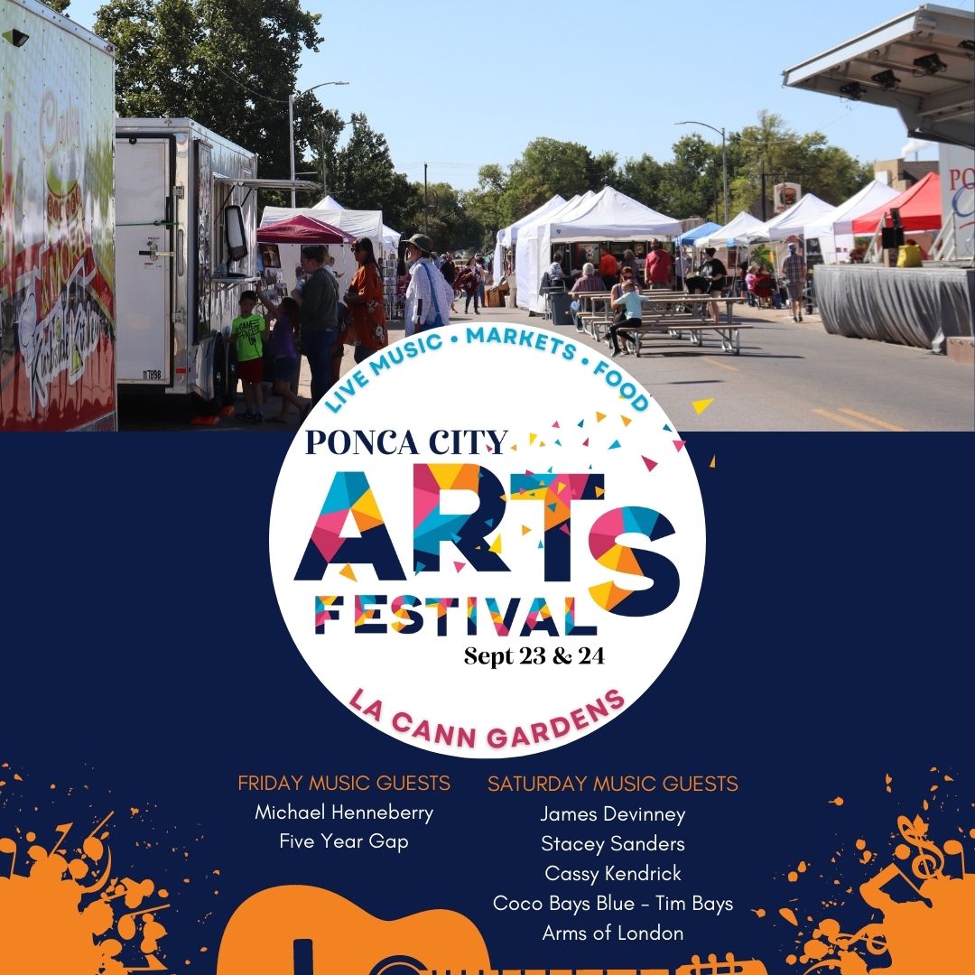 47th Annual Ponca City Arts Festival This Friday and Saturday at LA Cann Gardens