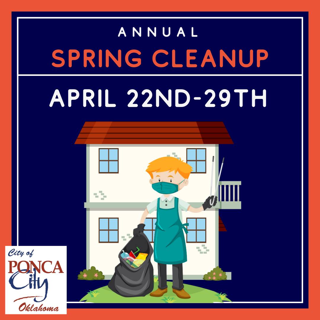 Ponca City’s Annual Spring Clean Up to be Held in April