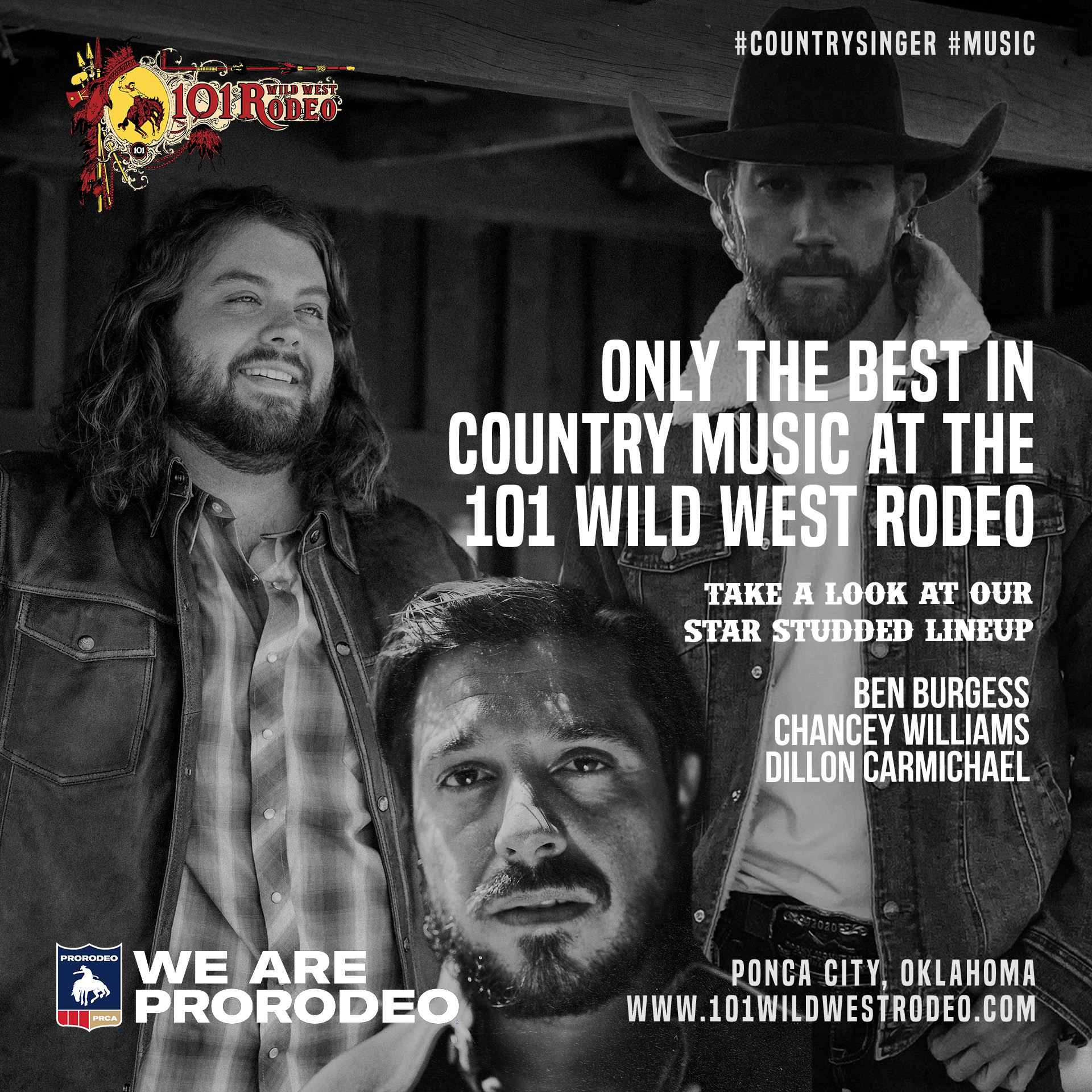 64th Annual 101 Wild West Rodeo Features 3 Amazing Musical Entertainers; Rodeo Tickets on Sale Now