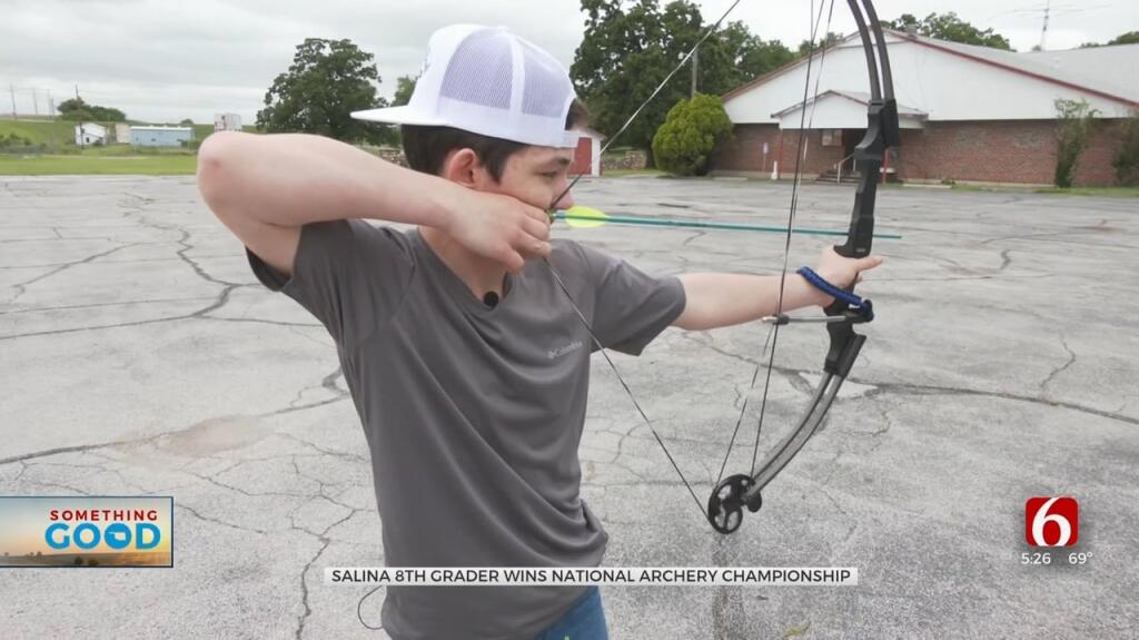 Salina 8th Grader Wins National Archery Championship