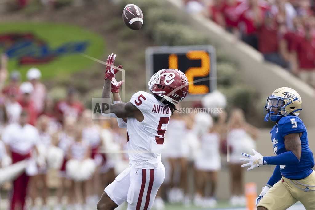 WR Andrel Anthony will miss the rest of the season for No. 5 OU with leg injury