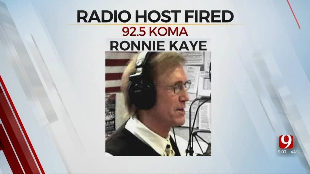 OKLAHOMA CITY RADIO HOST FIRED FOR ON-AIR COMMENT