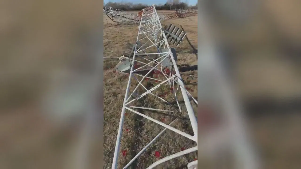 ‘Let’s Make Them Pay’: 500-Foot Radio Tower Taken Down by Copper Thieves in Hugo