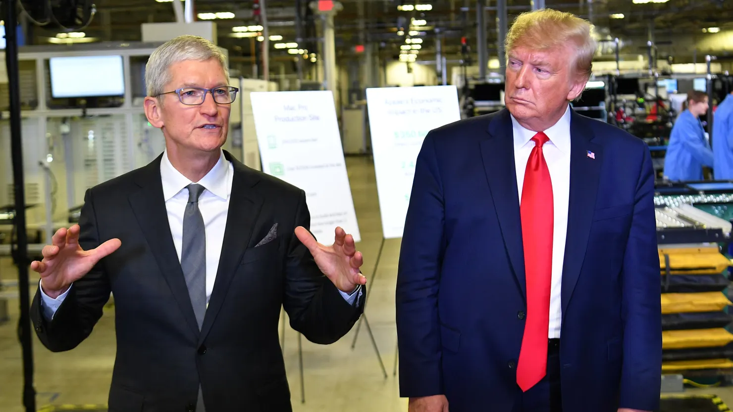 Trump threatens 25% tariff against Apple on foreign-made iPhones