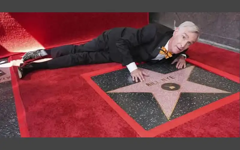 Bill Nye honored with star on Hollywood Walk of Fame