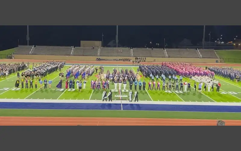 Ponca City High School Band Attends First Contest of the Season