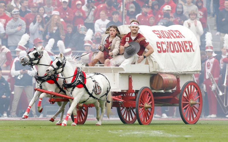 First Native woman drives Oklahoma’s iconic Sooner Schooner