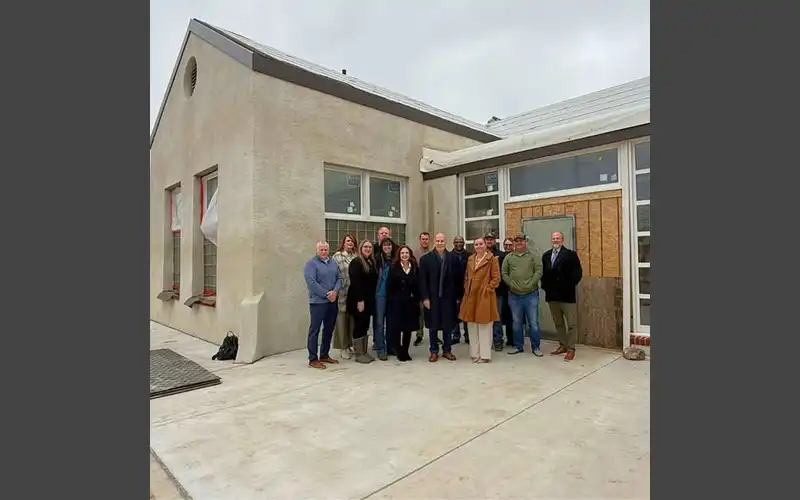 City Commission, City staff and Ponca City Main Street toured the Santa Fe Depot
