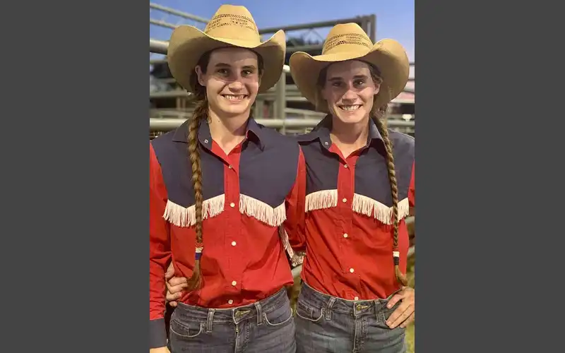 Twin sisters make rodeo history at Tulsa bull riding finals