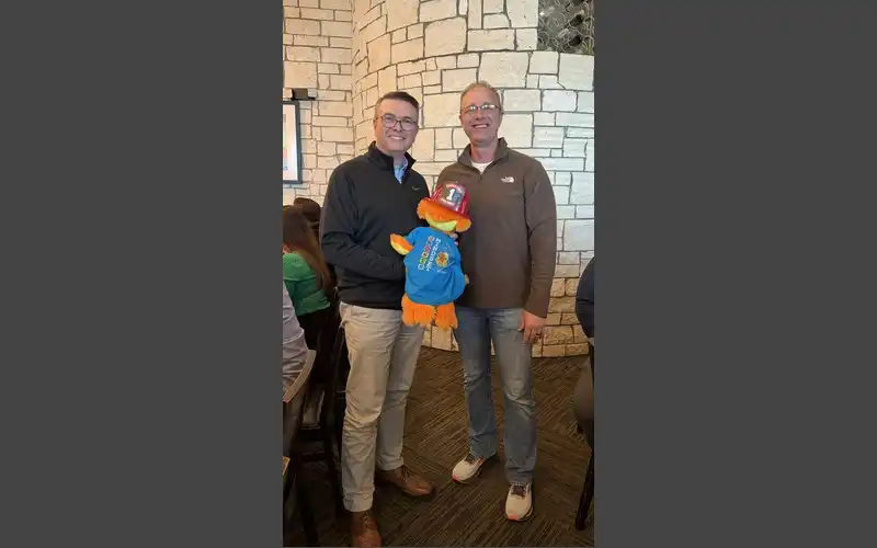 Tradition of Sparky the Orange Frog Continues with Leadership Class 39