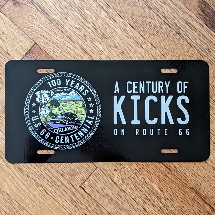 Oklahomans Could Purchase Route 66 Centennial License Plate Under New Law