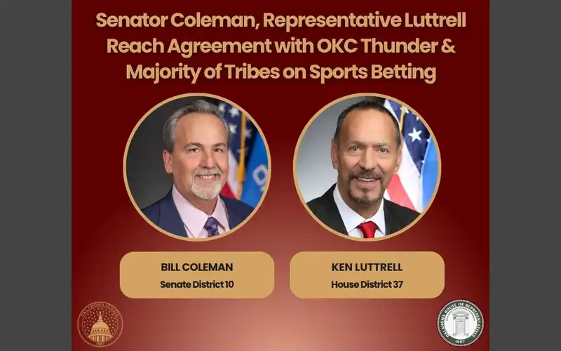 Coleman, Luttrell Reach Agreement with OKC Thunder, Majority of Tribes on Sports Betting