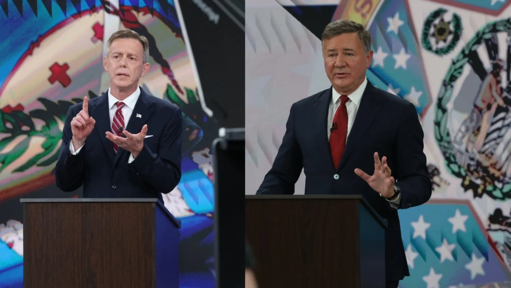 Drummond, Mazzei clash over electricity costs during GOP Governor Runoff Debate